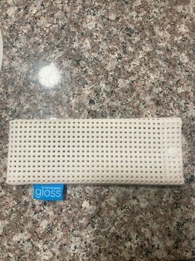 Foster Grant Cream Perforated Eyewear Sleeve with Snap